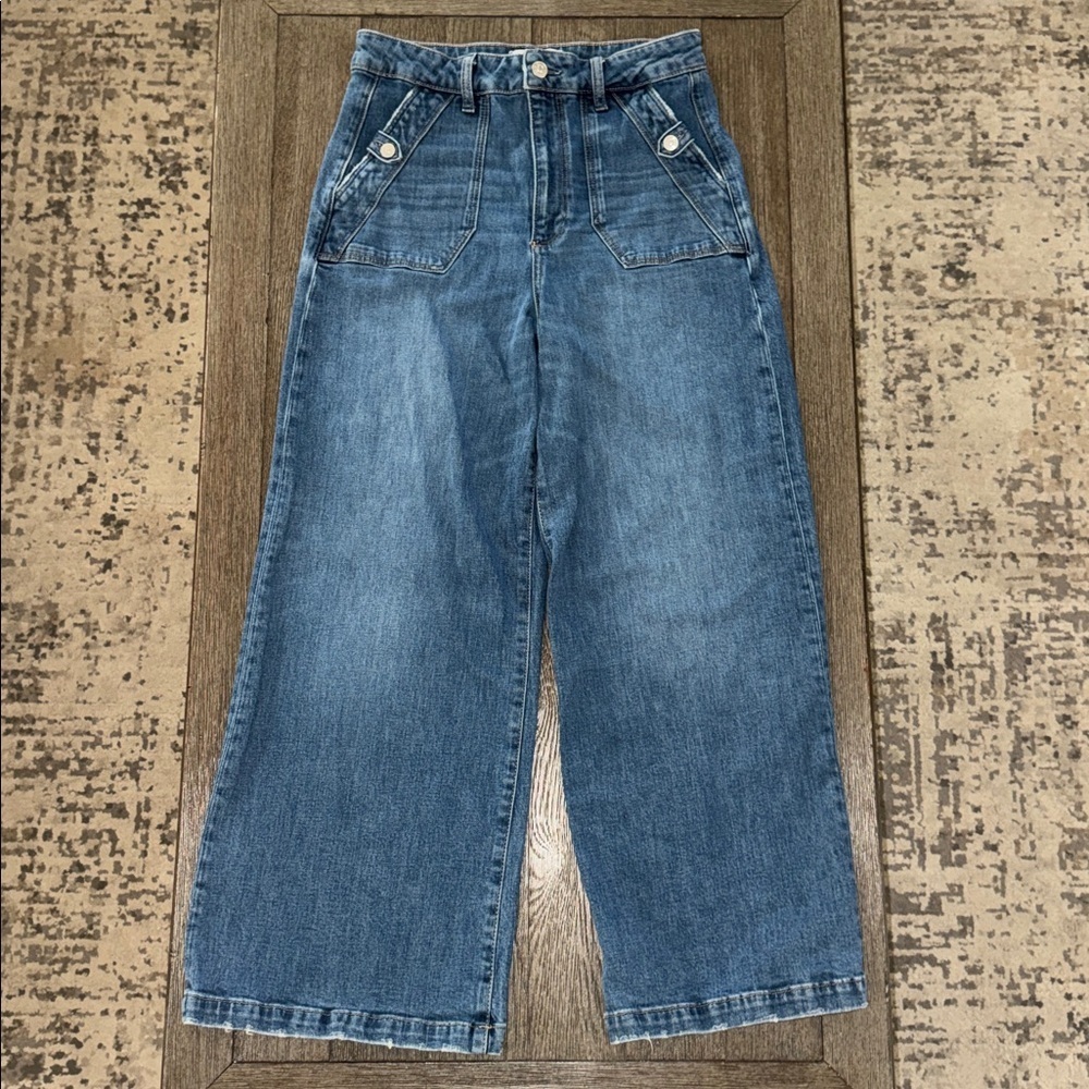 Paige Harper Ankle Loren Pocket Jeans Brinley